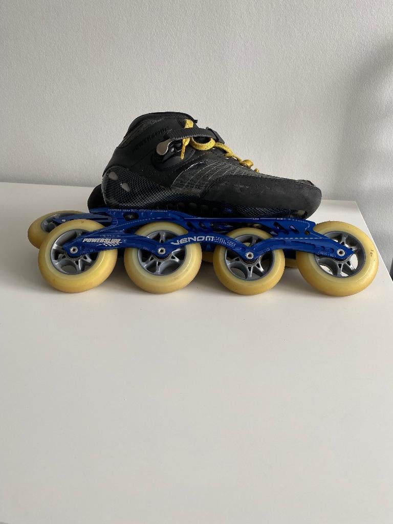 Powerslide inline skates Venom – maat 43, Gebruikt, Ophalen of Verzenden, Inline skates 4 wielen, Powerslide