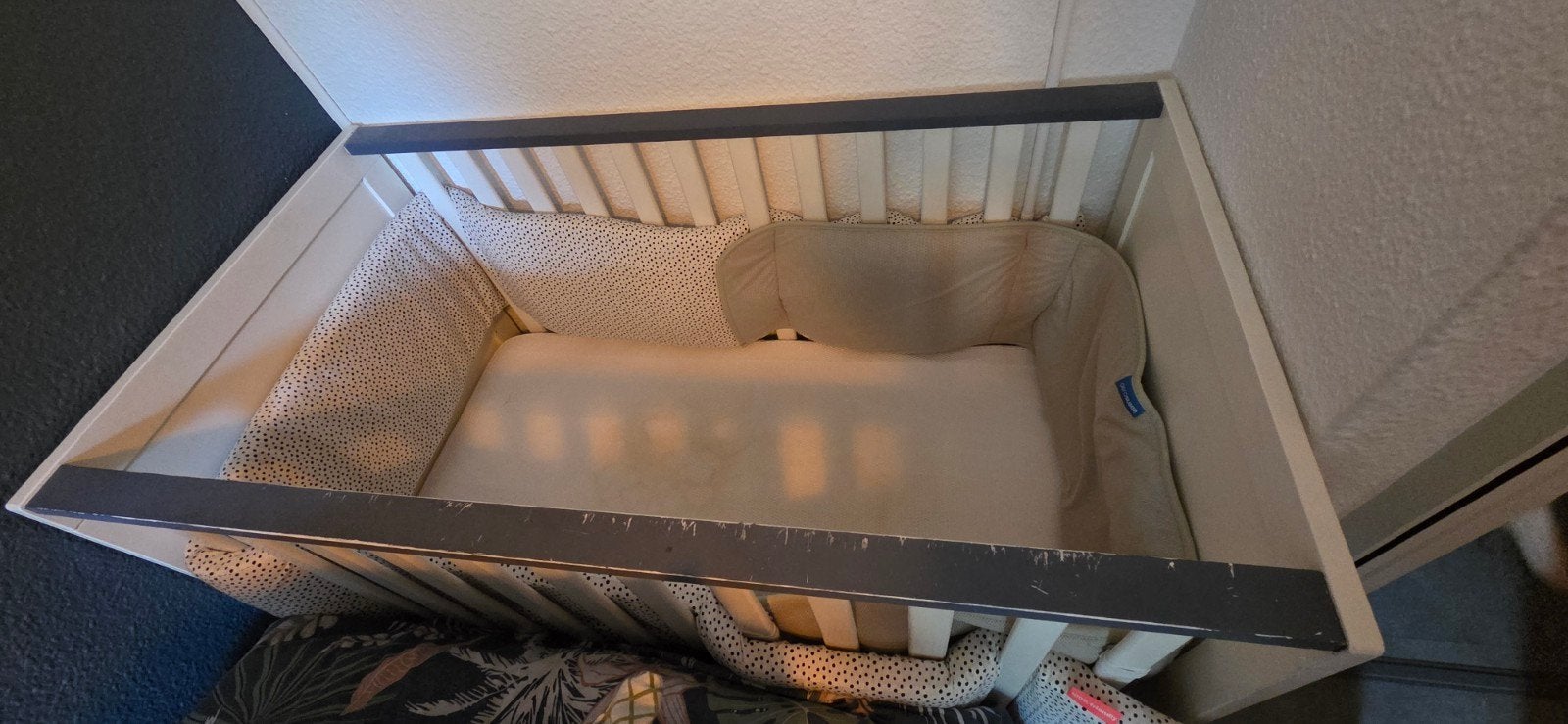 Babybedje met Aerosleep matras,  topper en bedbumper, Ophalen, Gebruikt, Ledikant