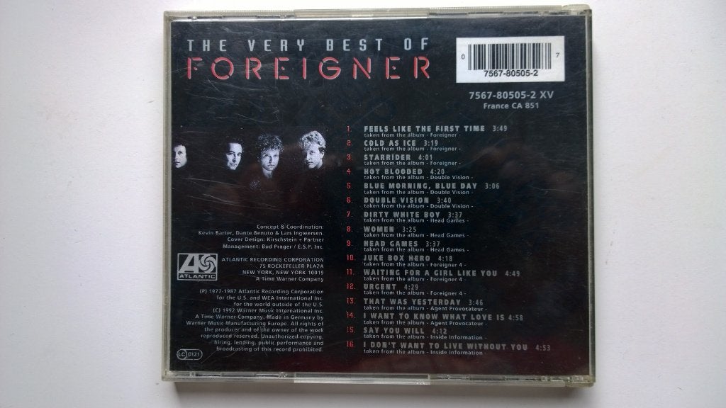 Foreigner - The Very Best Of Foreigner, Ophalen of Verzenden, Zo goed als nieuw, Poprock, Album