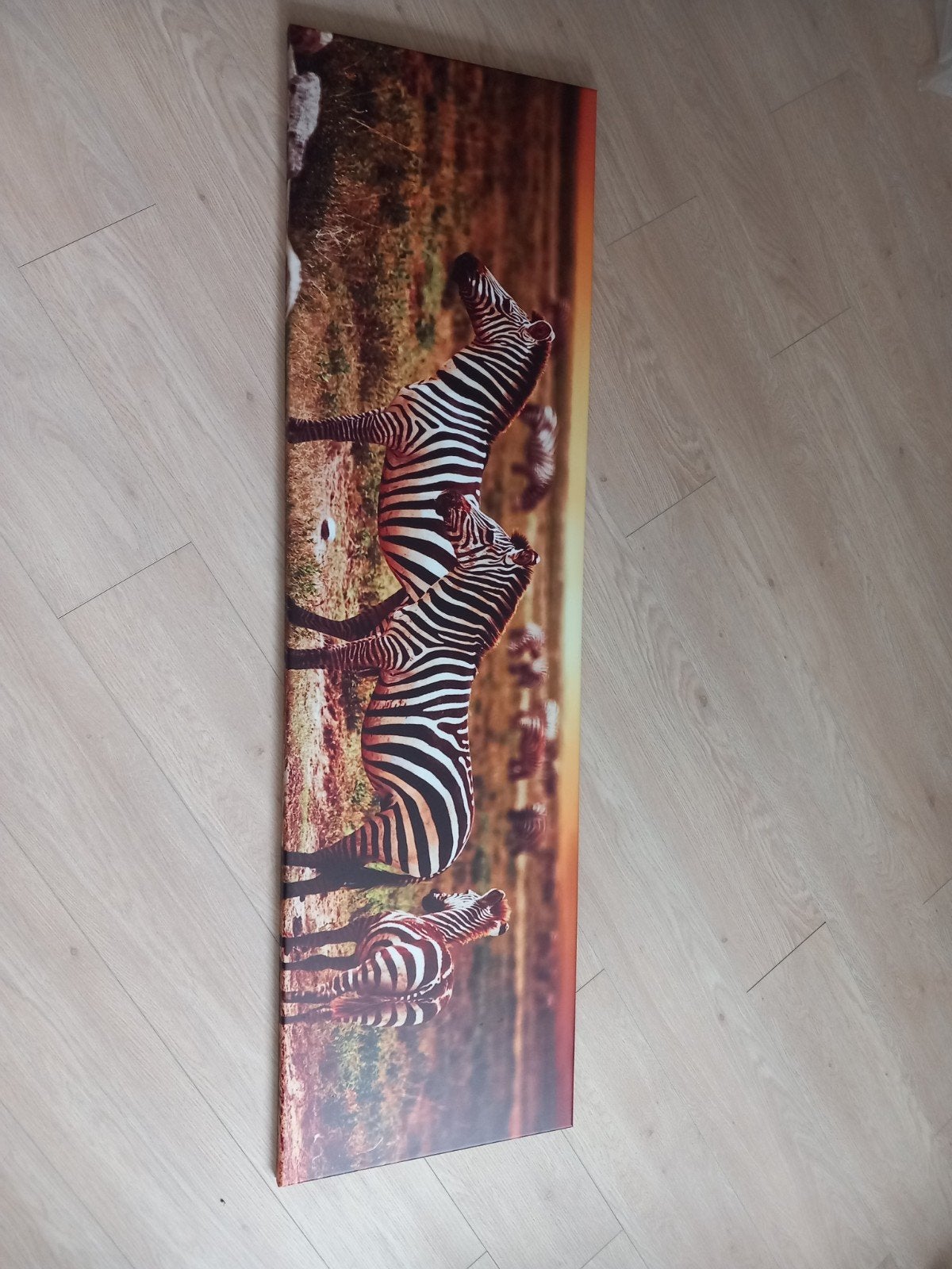 Mooi canvas met zebra's, Ophalen, Zo goed als nieuw, 125 cm of meer, Overige typen