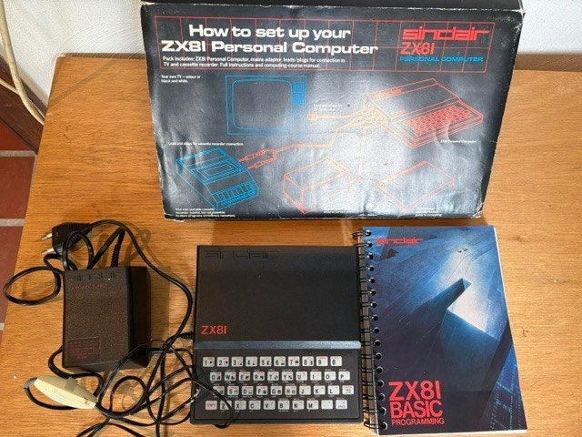 Sinclair ZX81 personal computer met accessoires, Computers en Software, Vintage Computers, Ophalen of Verzenden, Sinclair
