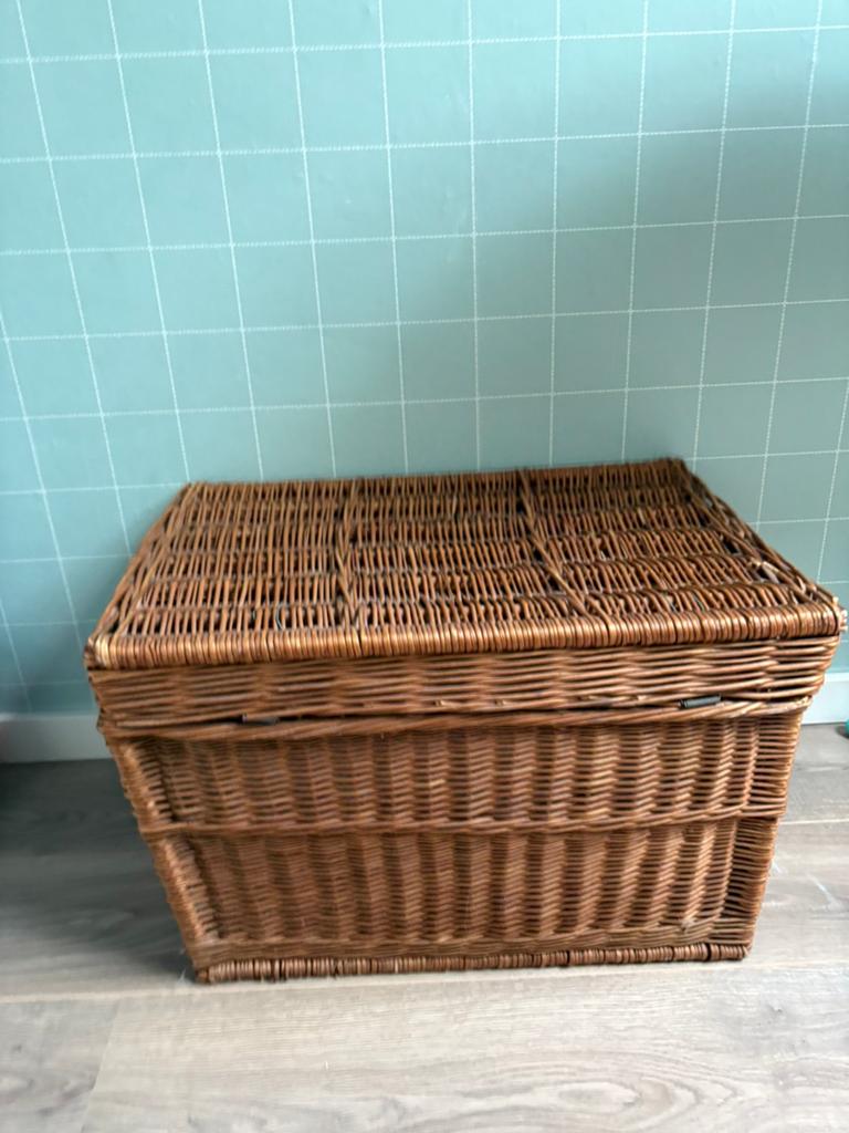 Rieten mand / kist, Ophalen, 50 tot 100 cm, Minder dan 50 cm