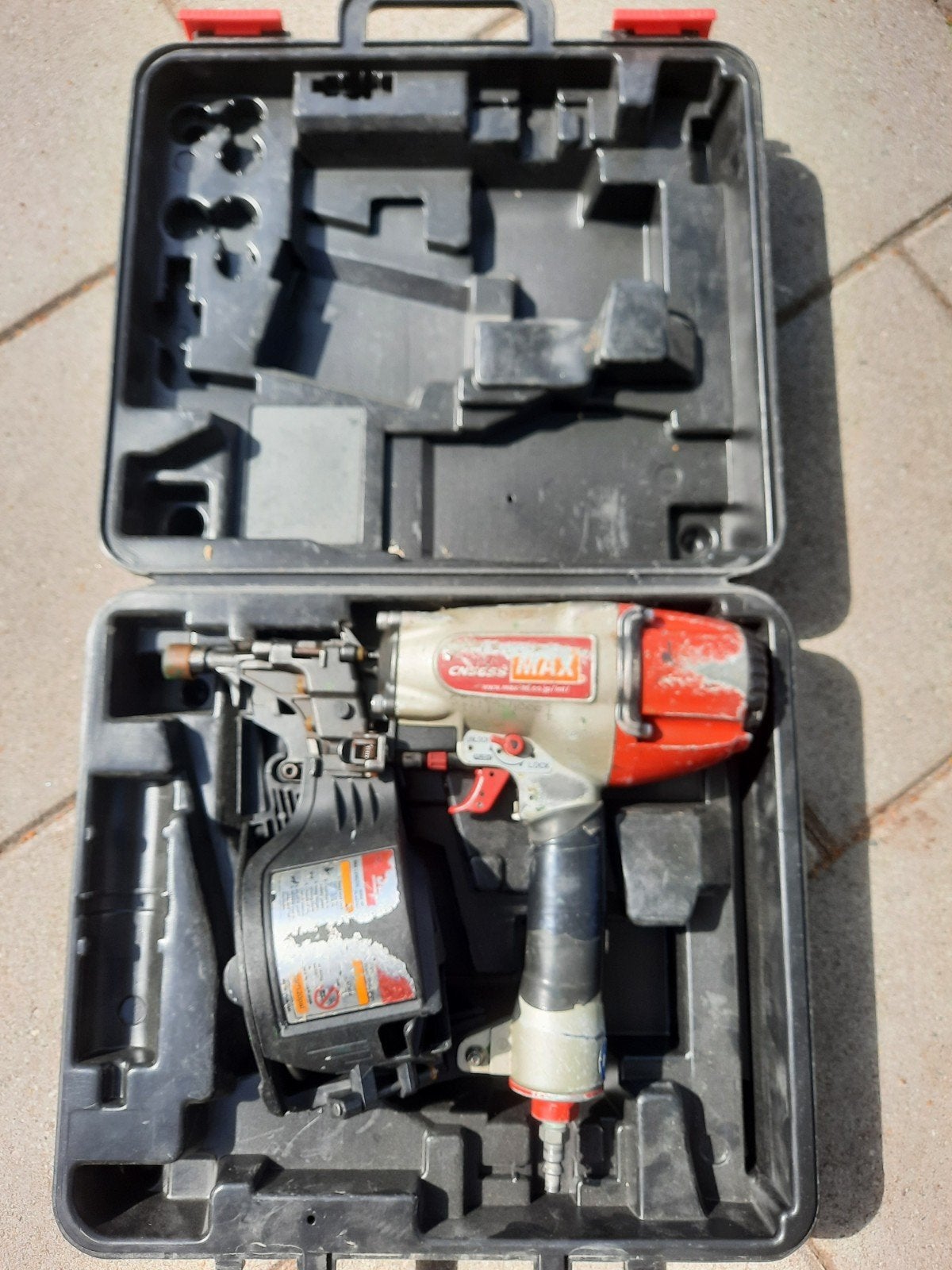Max cn565s2 multifunctionele coil nailer pneumatische tacker, Doe-het-zelf en Verbouw, Ophalen of Verzenden