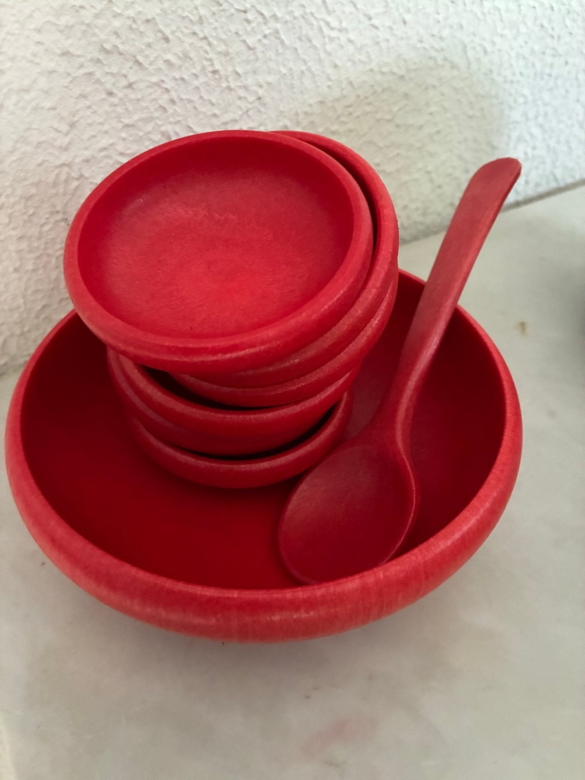 Vintage snackset uit de jaren 70, Ophalen of Verzenden, Huis en Inrichting