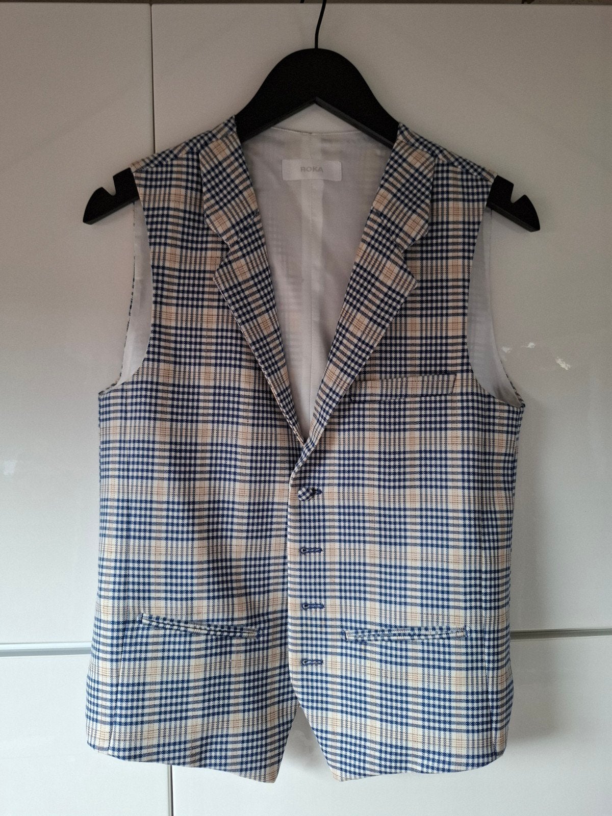 Roka Gilet Maat 48 - Eenmalig Gedragen op Bruiloft, Roka, Ophalen of Verzenden, Zo goed als nieuw, Maat 48/50 (M)