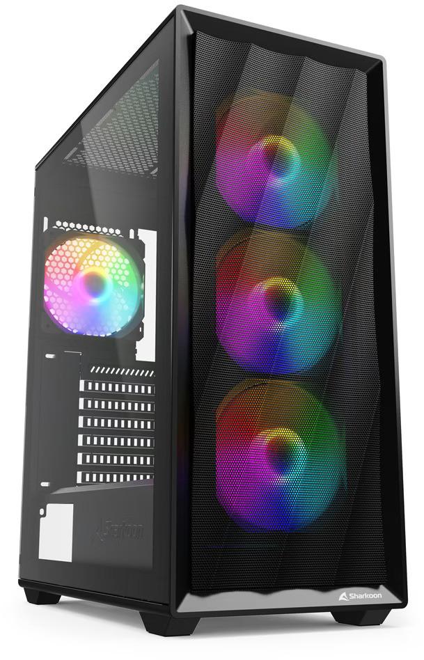 Sharkoon VK4 Rainbow RGB Behuizing, Ophalen, Nieuw