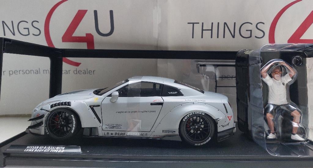 Solido 1:18 Nissan GT-R (R35) LBWK Bodykit Type 2.0 2024, Ophalen of Verzenden, Nieuw, Auto, Solido