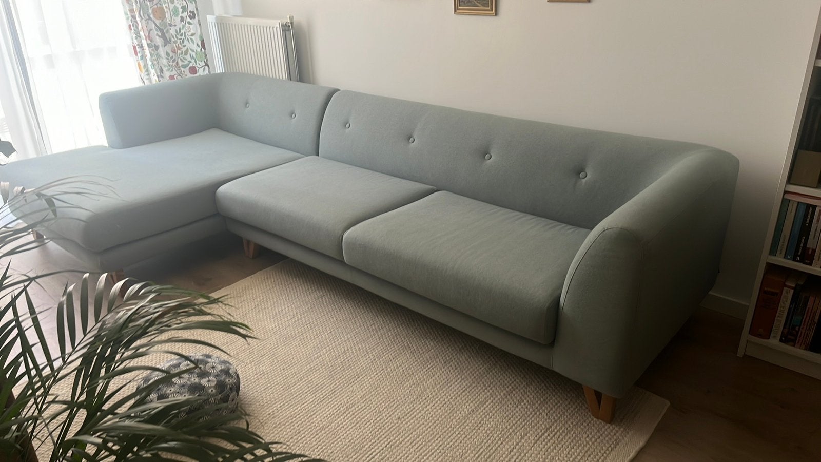 Prachtige design Sofacompany hoekbank (Model: Eddie), Ophalen, Zo goed als nieuw, Stof