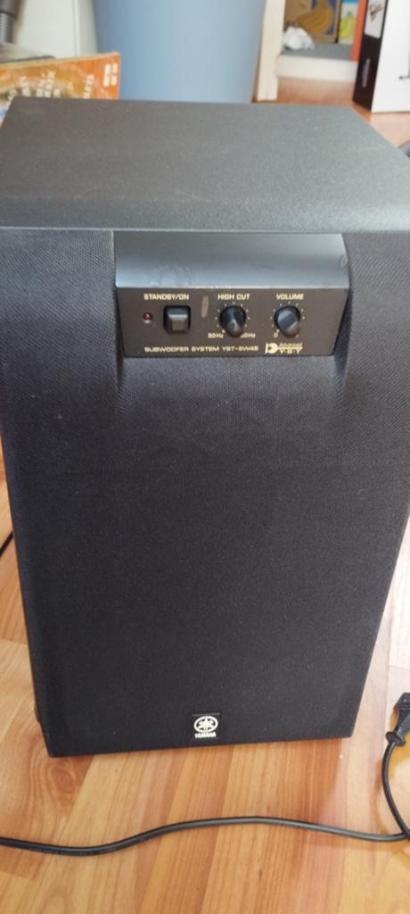 Yamaha subwoofer, Ophalen of Verzenden, 120 watt of meer, Subwoofer, Overige merken