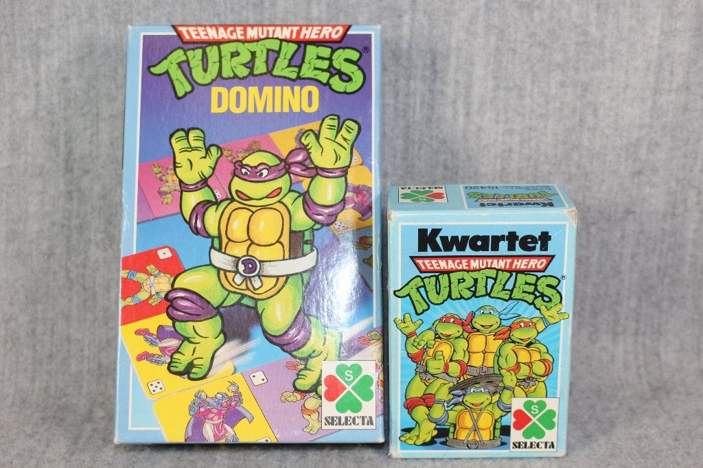 teenage mutant ninja turtles selecta kwartet domino set, Ophalen of Verzenden, Gebruikt, Tv, Overige typen