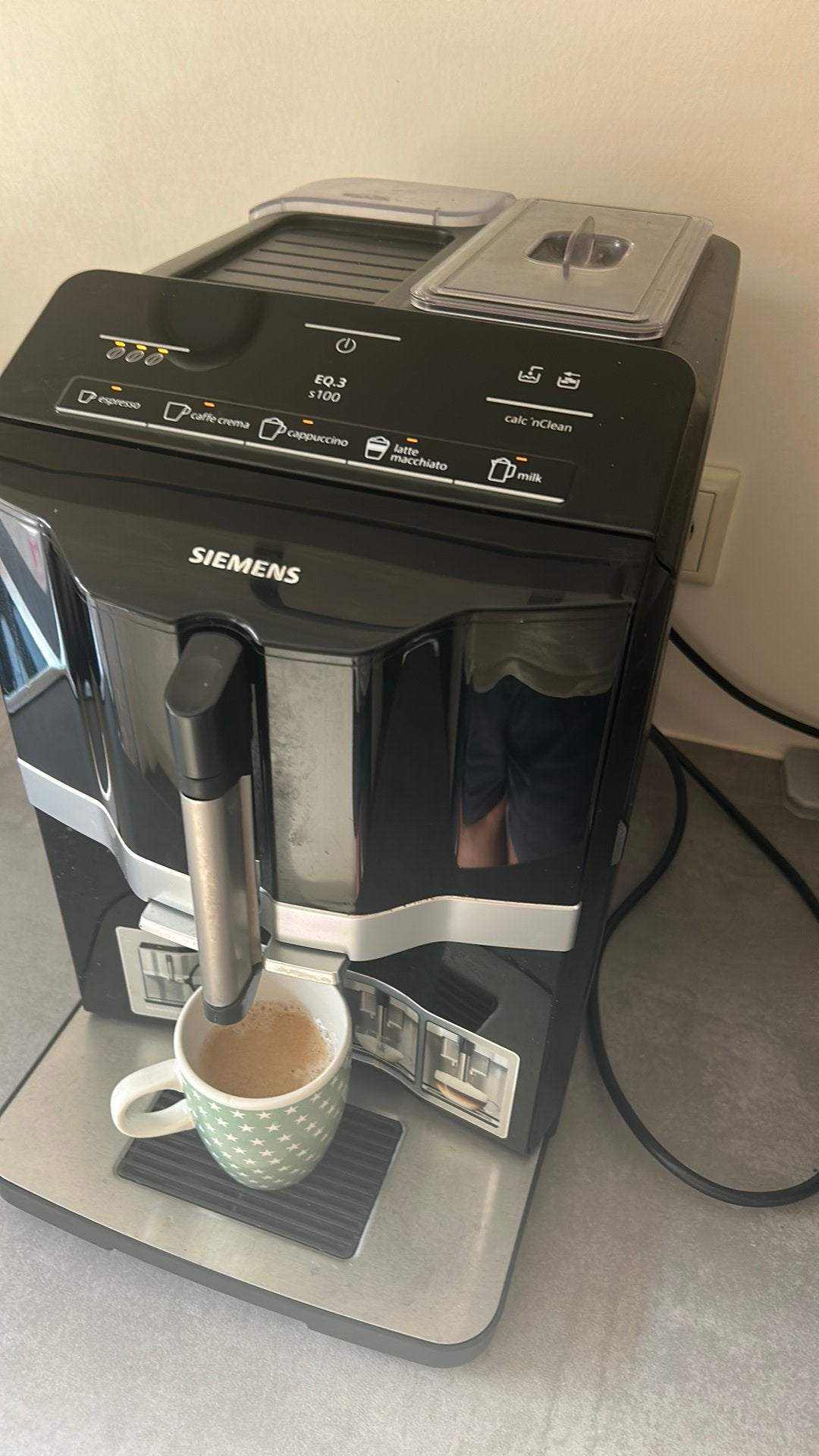 Siemens EQ3 s100, Witgoed en Apparatuur, Koffiezetapparaten, Ophalen, Gebruikt, Koffiemachine
