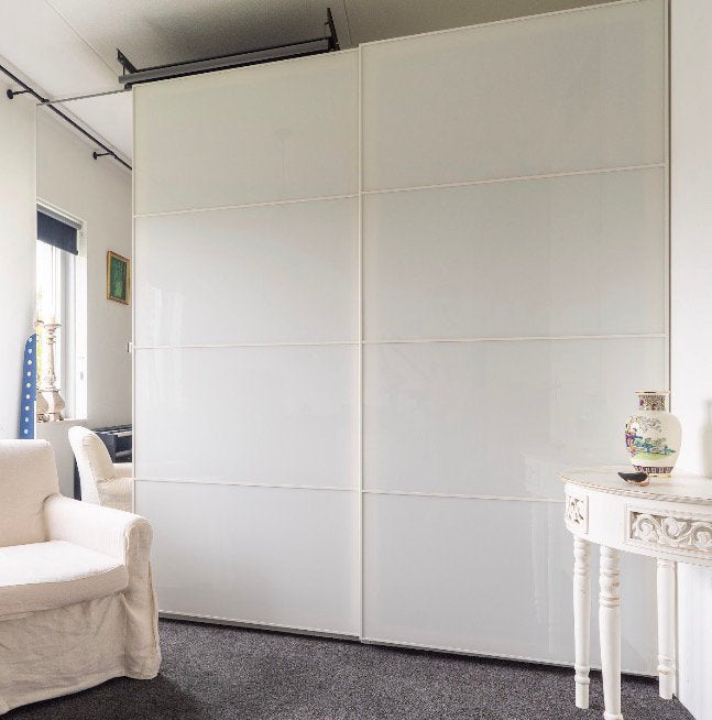 Pax kledingkast 2x 100cm en 1x 50cm breed, 58 diep, 236 hoog, Gebruikt, 200 cm of meer, 200 cm of meer, Ikea