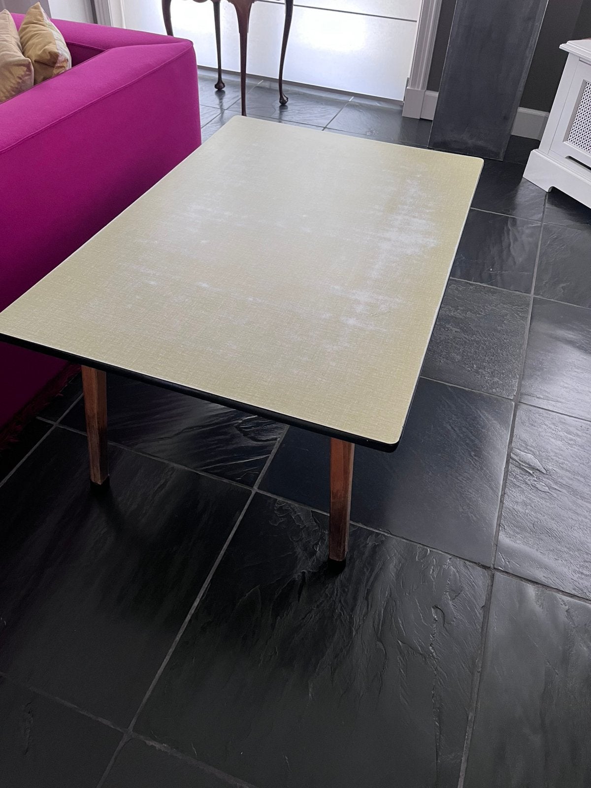 Vintage tafel, Ophalen, Gebruikt, 100 tot 150 cm, Vintage