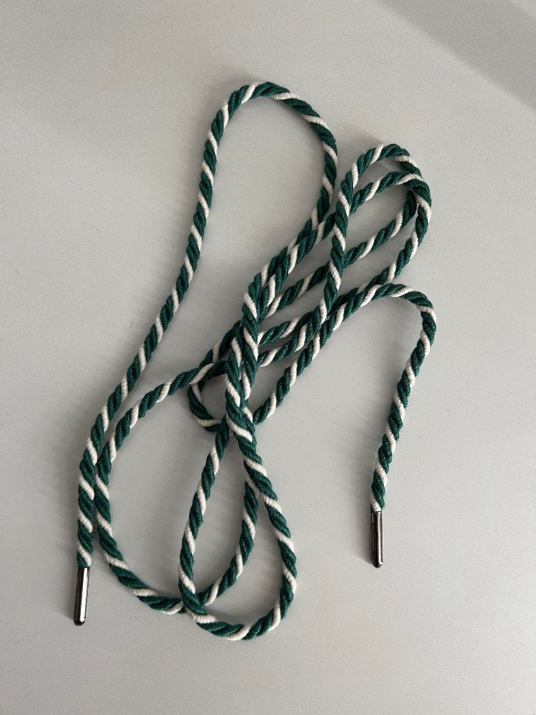 NIEUW GEISHA riem bindkoord groen wit twist S-M-L-XL-XXL, Minder dan 3 cm, Overige kleuren, Verzenden, Nieuw
