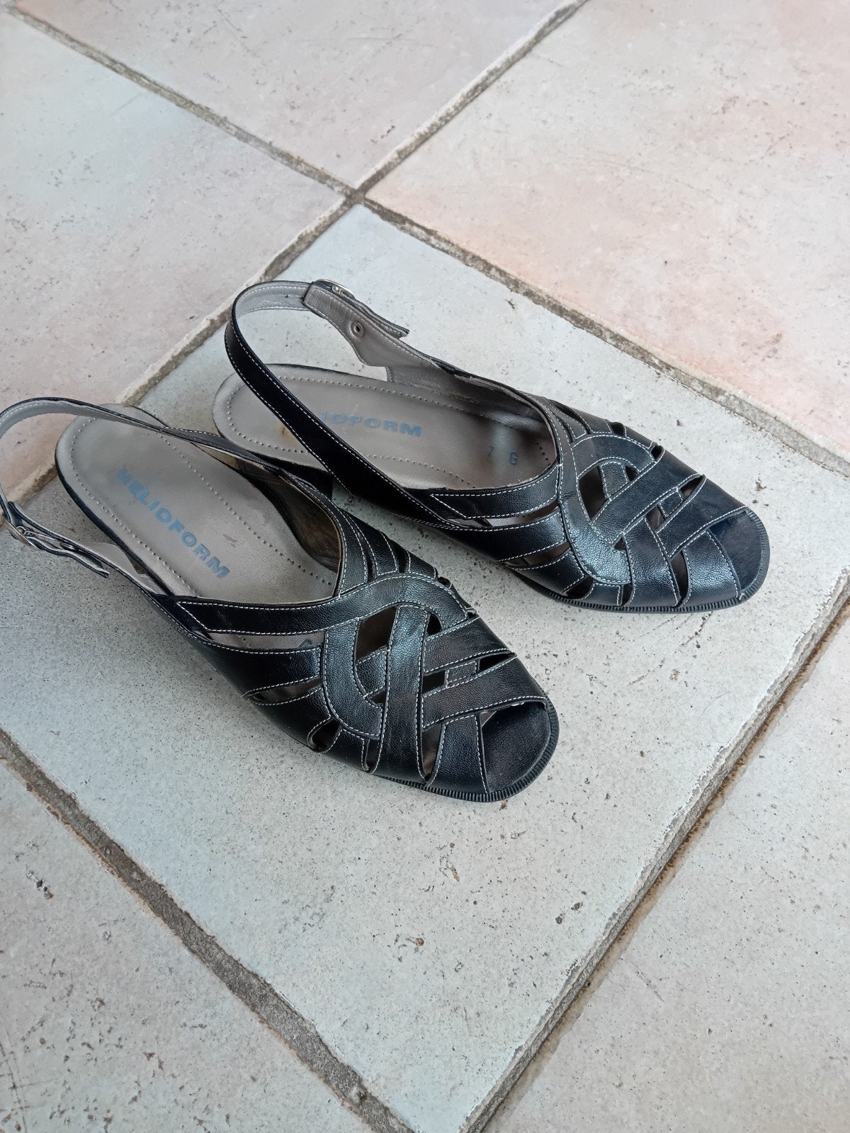 Helioform sandaaltje 7, Zwart, Nieuw, Helioform, Sandalen of Muiltjes