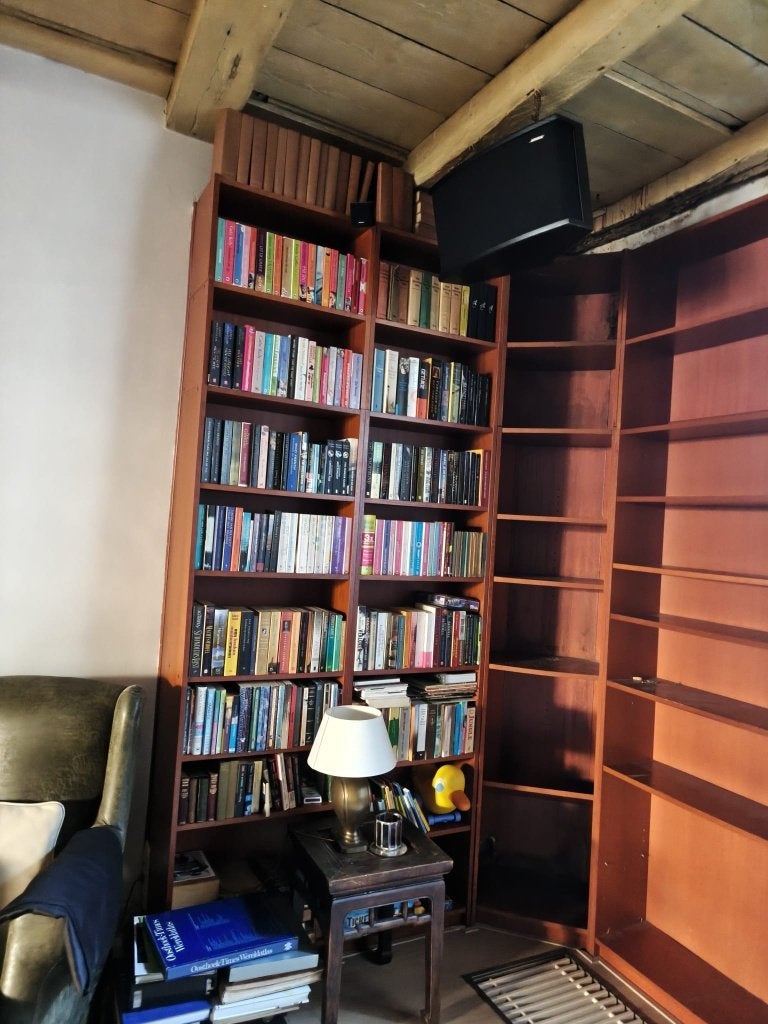 Billy boekenkasten kersen, Huis en Inrichting, Kasten | Boekenkasten, Ophalen, Met plank(en), Gebruikt, 200 cm of meer