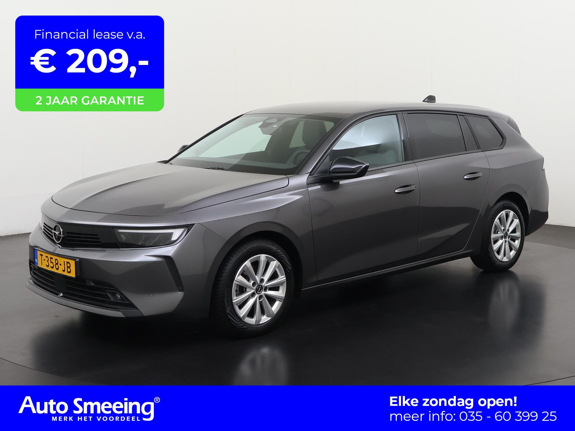 Opel Astra Sports Tourer 1.2 Turbo | Trekhaak | Zondag Open!, Voorwielaandrijving, 12 maanden, Stof, Gebruikt
