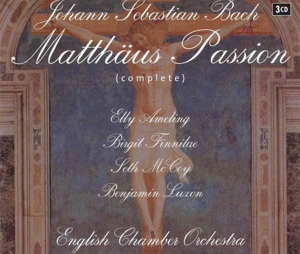 Bach Ameling Finnilae Mccoy e.a. Matthäus Passion 3 CD's, Gebruikt, Boxset, Ophalen of Verzenden, Barok