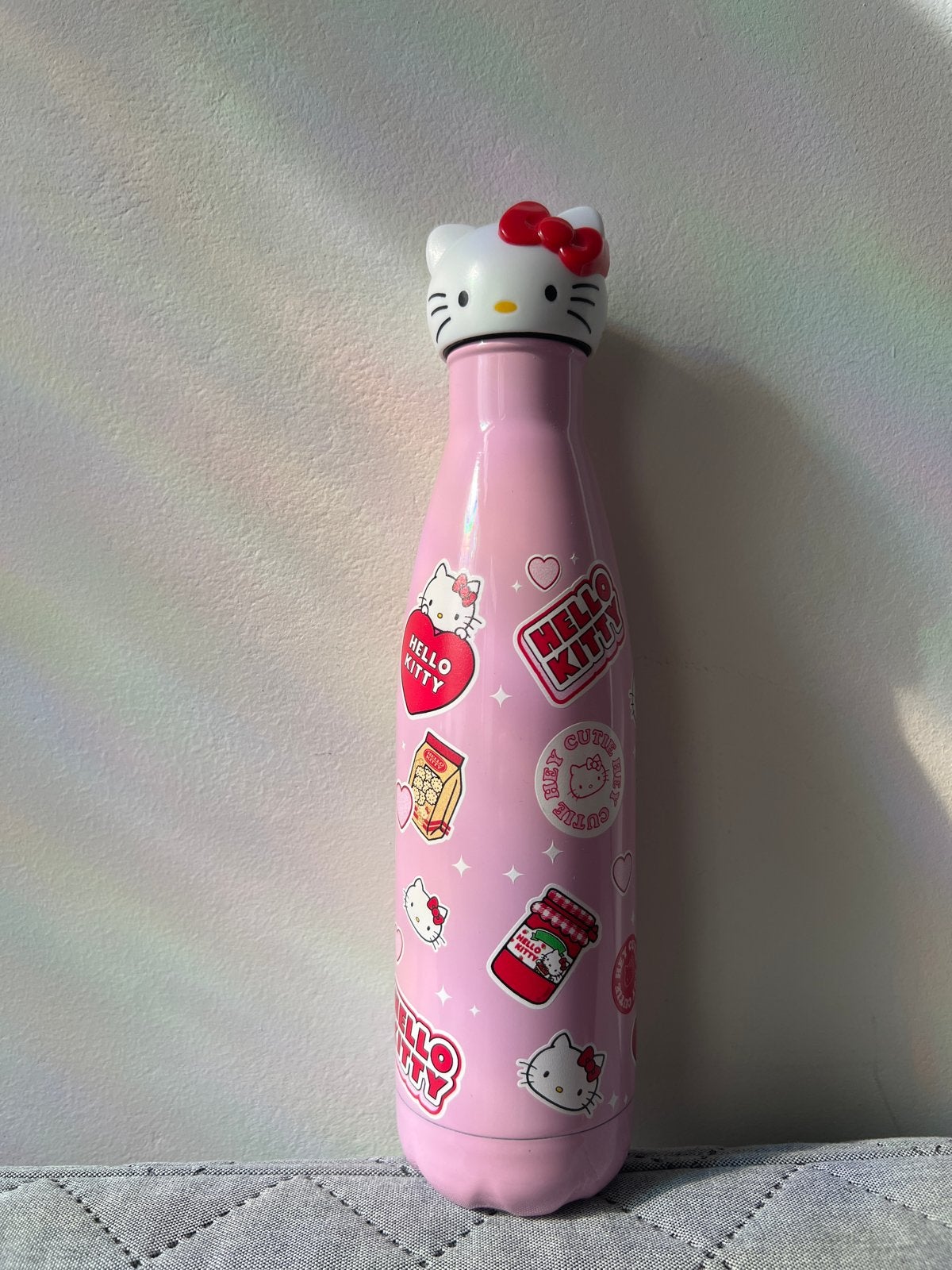 Hello Kitty Roze Thermosfles - Nieuw, Ophalen, Overige stijlen, Nieuw, Roze