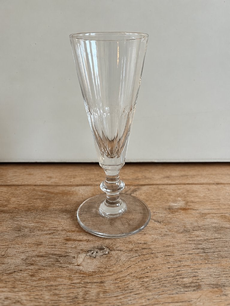Antiek flûte champagne/ one flower vase baccarat kristal, Verzenden