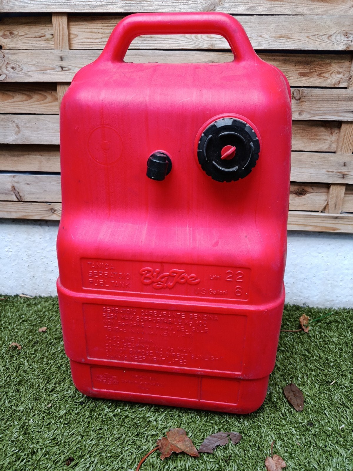 Brandstoftank Big Joe 22 liter, Ophalen, Zo goed als nieuw, Motor en Techniek, Zeilboot of Motorboot