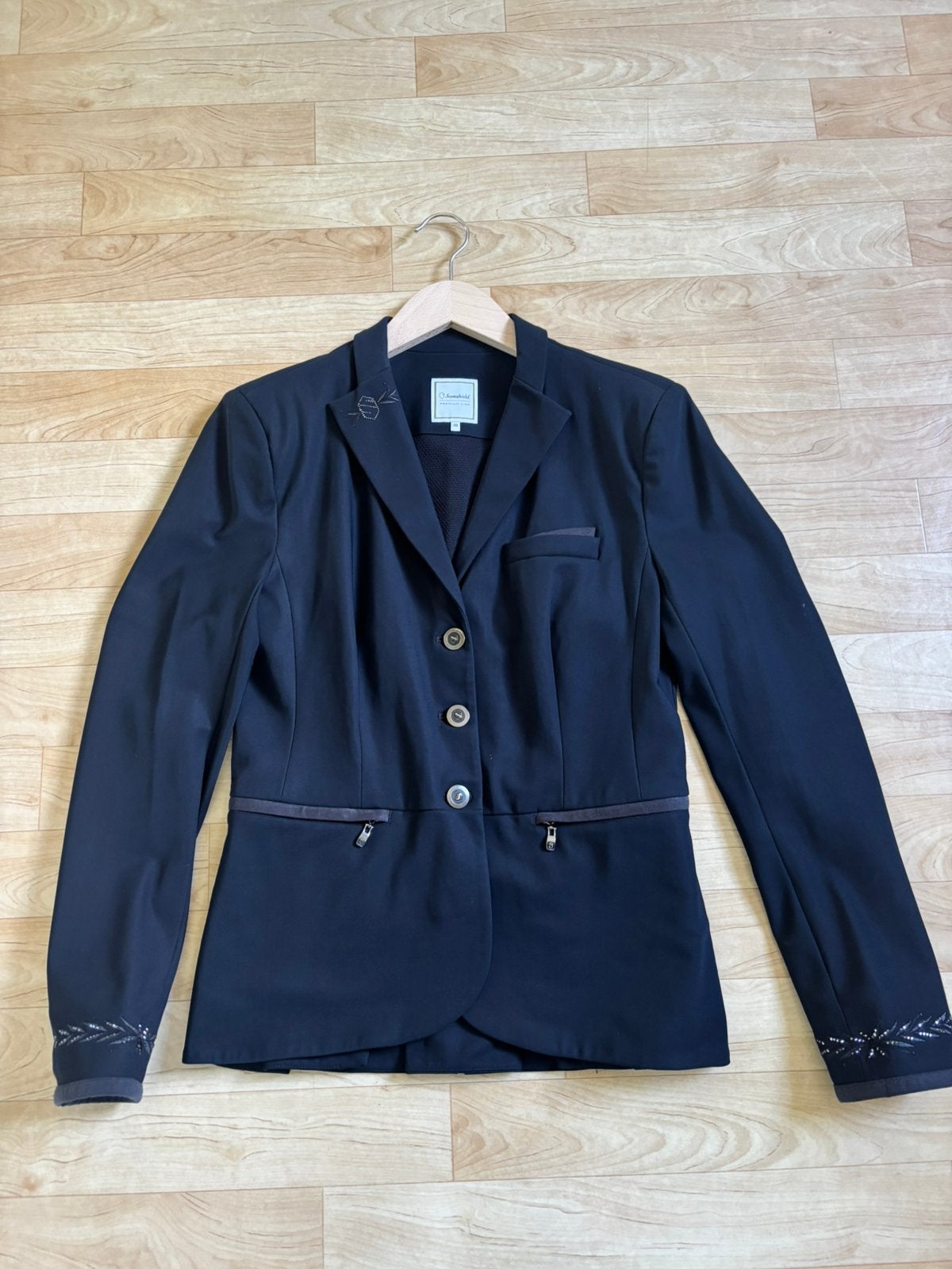 Wedstrijd jasje Samshield, Dieren en Toebehoren, Paardrijkleding, Ophalen of Verzenden, Gebruikt, Dressuur, Bovenkleding
