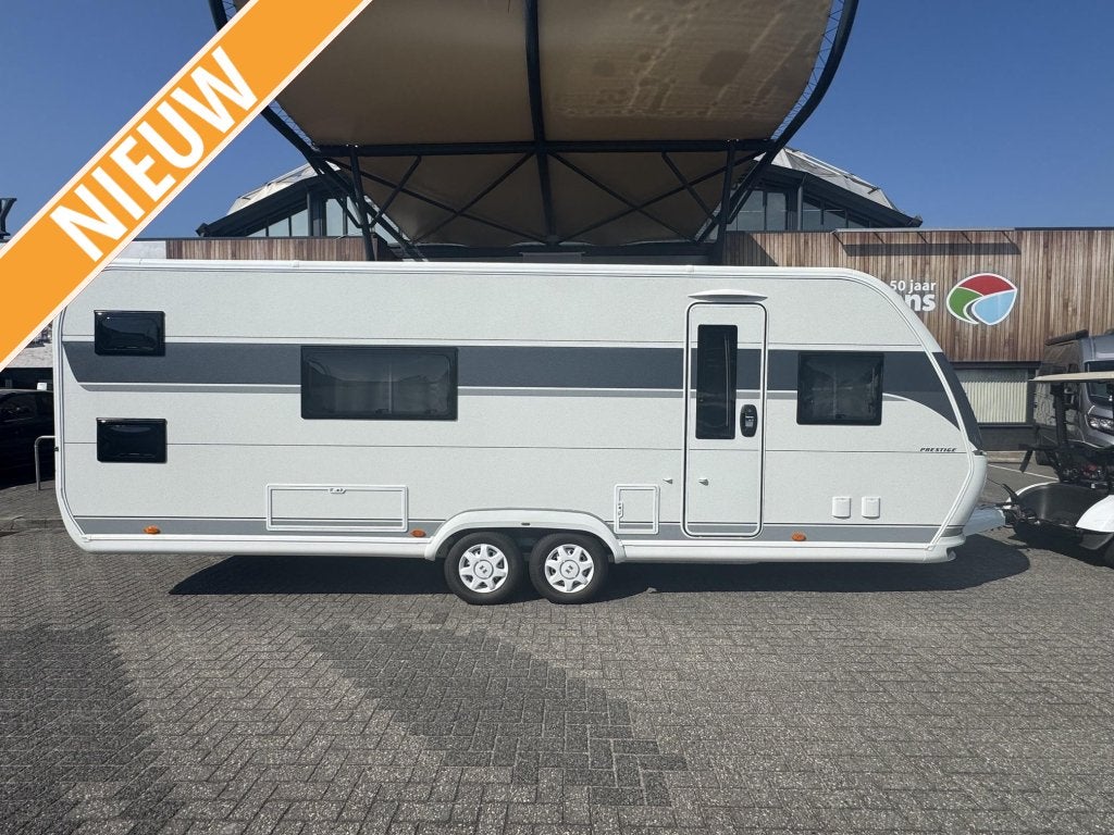 Hobby Prestige 650 KFU NIEUW SUPERACTIE !!!!, Caravans en Kamperen, Caravans, Schokbreker, Rondzit, Bedrijf, 6 tot 7 meter
