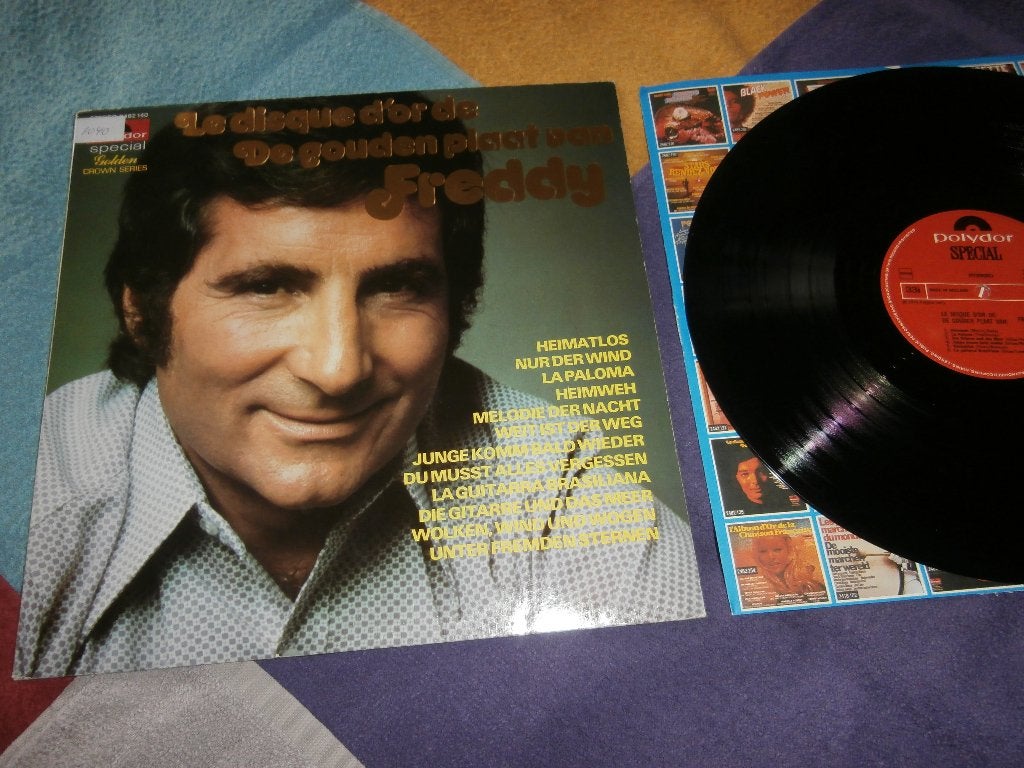 LP - Freddy Quinn - Le Disque d'Or De Freddy Quinn., LP, Pop, Zo goed als nieuw, Fotohoes