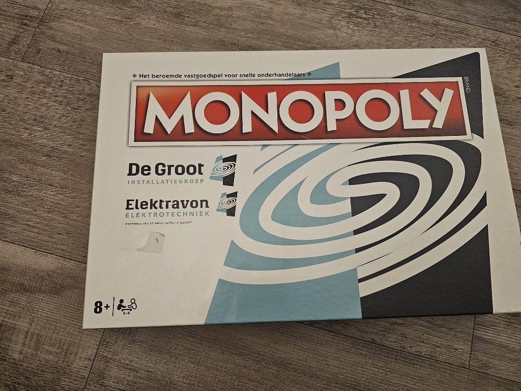 Monopoly de groot installatiegroep, Vijf spelers of meer, Ophalen, Zo goed als nieuw
