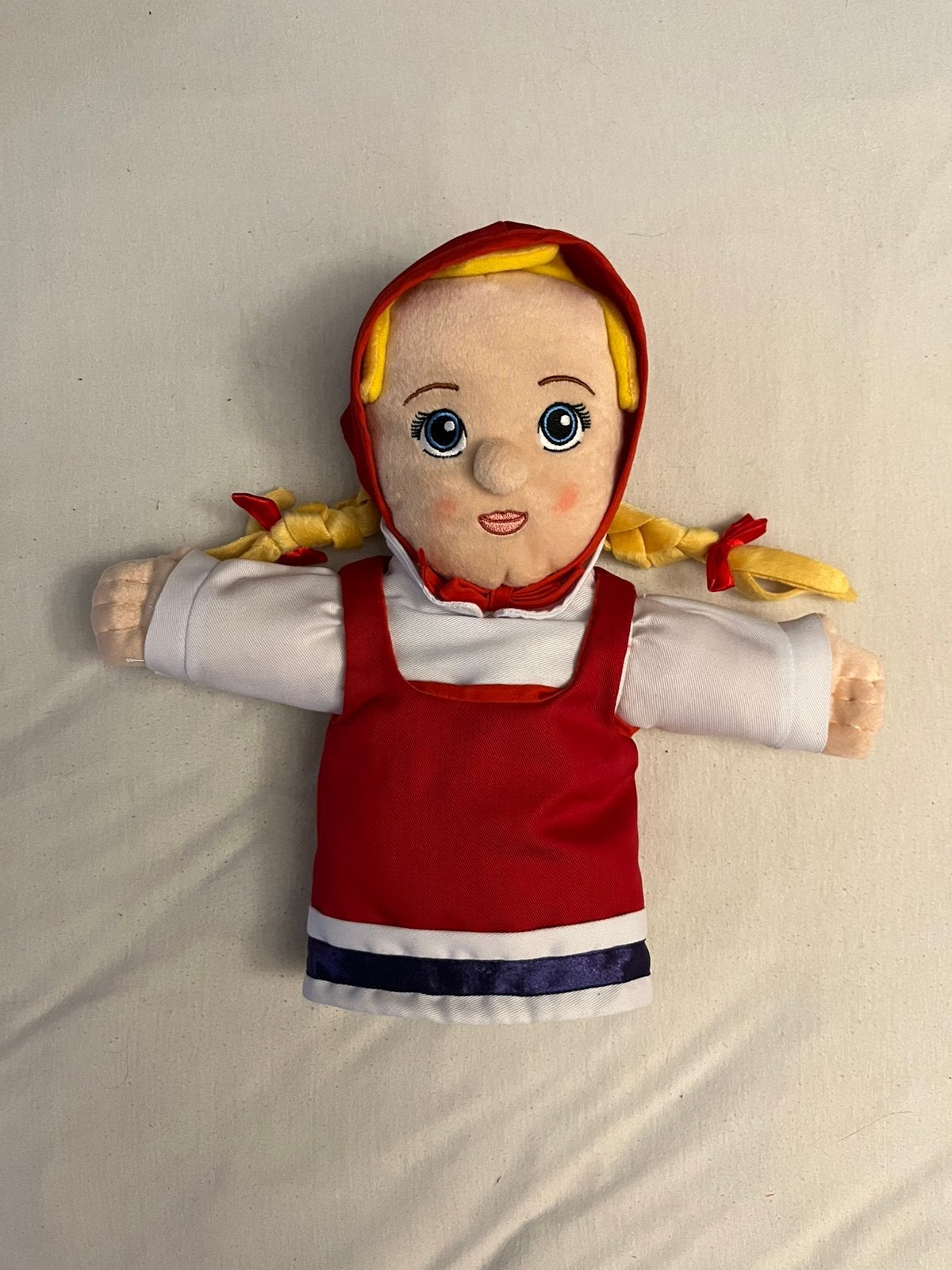 Efteling roodkapje handpop, Ophalen of Verzenden, Nieuw, Beeldje of Poppetje
