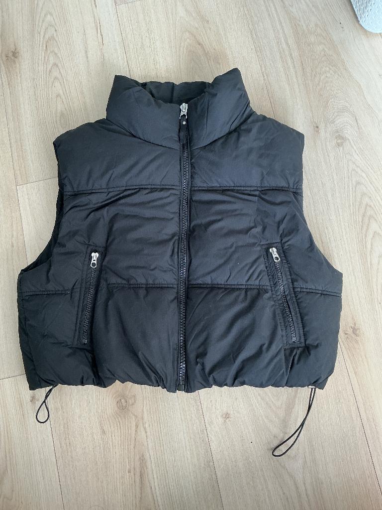 Bodywarmer, Zwart, Bershka, Zo goed als nieuw, Ophalen