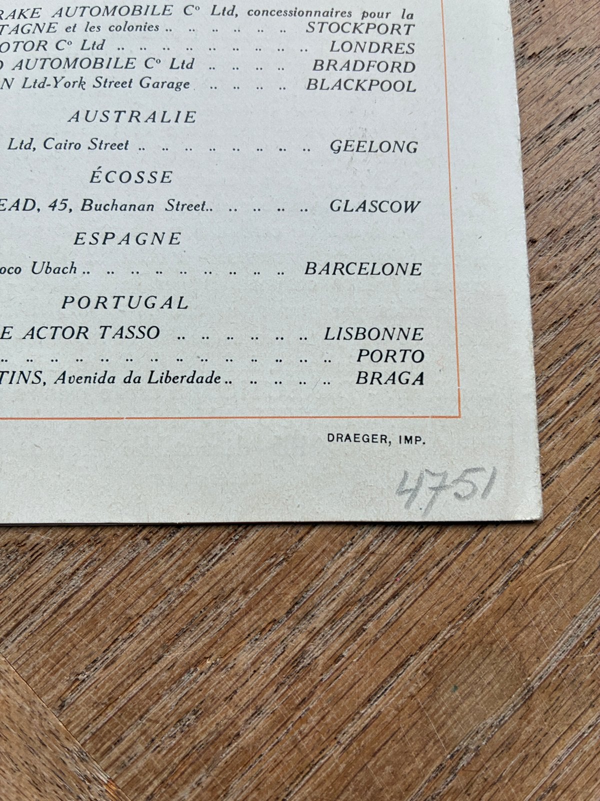 Foto 6 van 1921 La Buire brochure