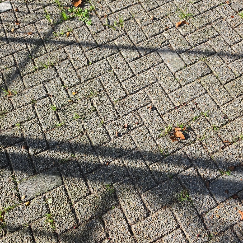 Grijze betonklinkers, Ophalen, Gebruikt