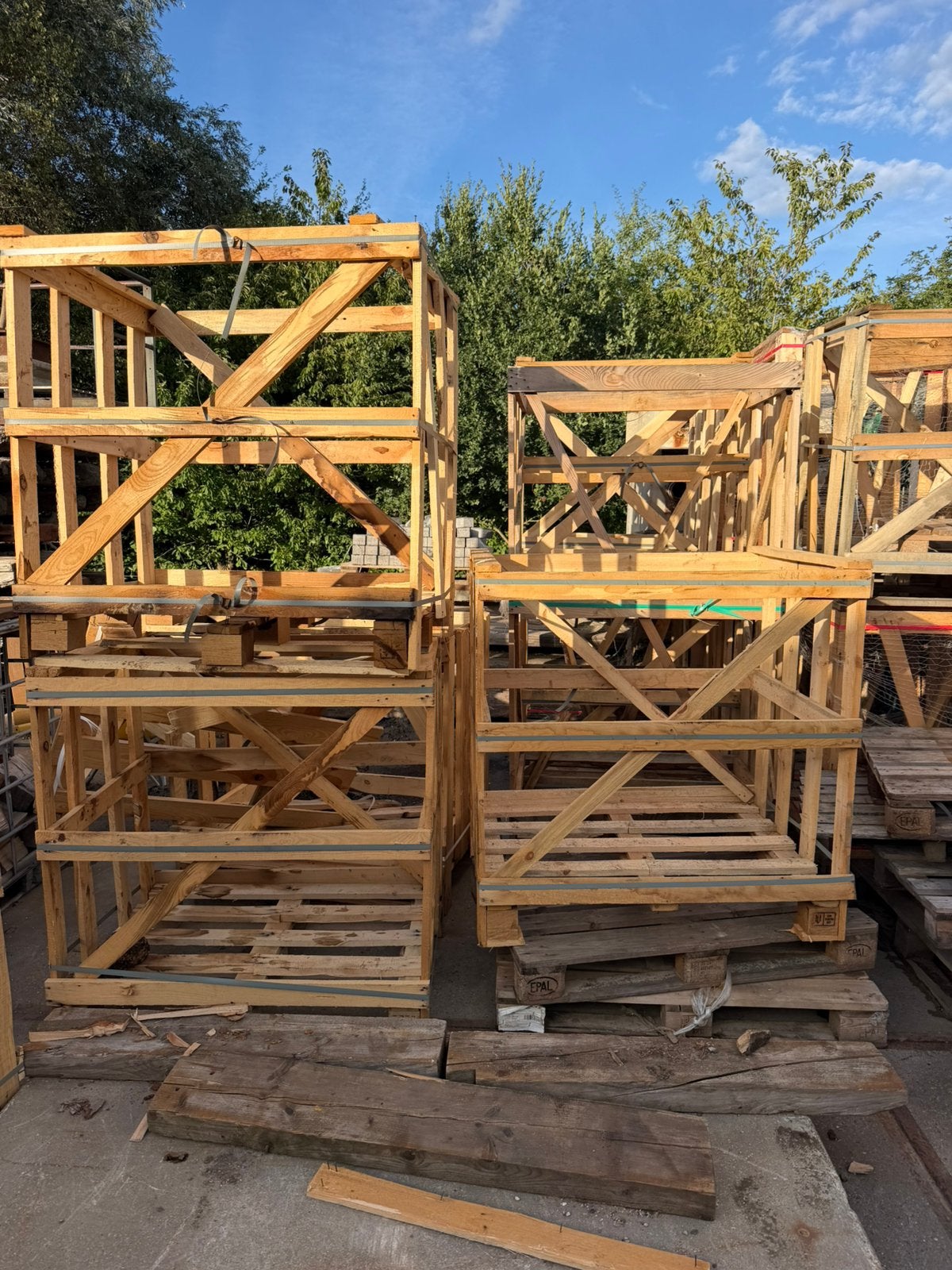 Gratis legen haardhout kratten, Minder dan 3 m³, Ophalen of Verzenden