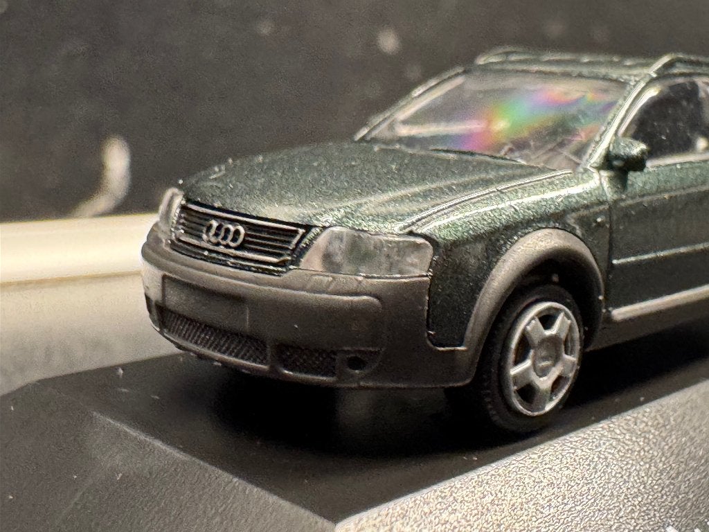 DB-3483: Audi Authentic Collection A6 Quatro - groen, Ophalen of Verzenden, Nieuw, Auto, Herpa
