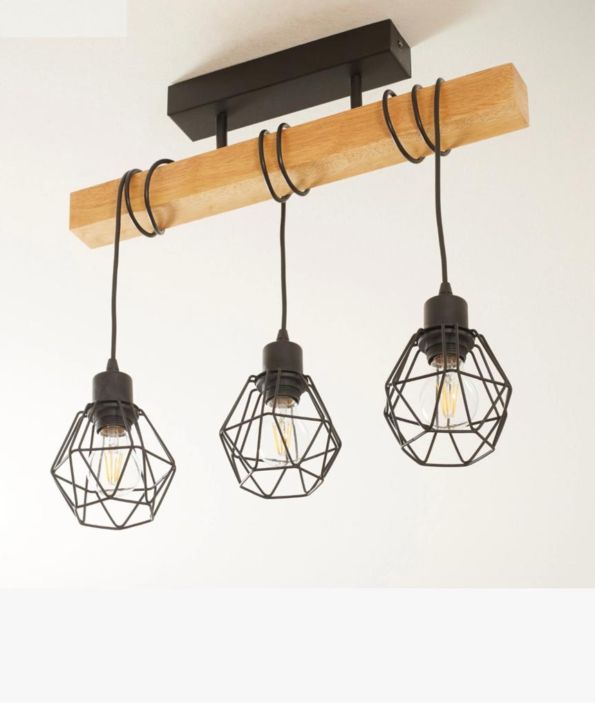 EGLO TOWNSHEND Plafondlamp, Ophalen of Verzenden, Zo goed als nieuw, Minder dan 50 cm