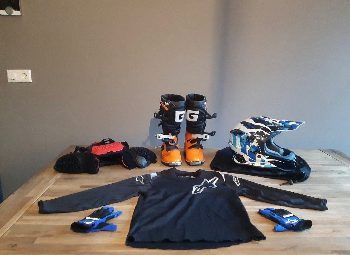 Complete kindercrosskleding set, Ophalen, Nieuw zonder kaartje, Kinderen, Motorcrosskleding
