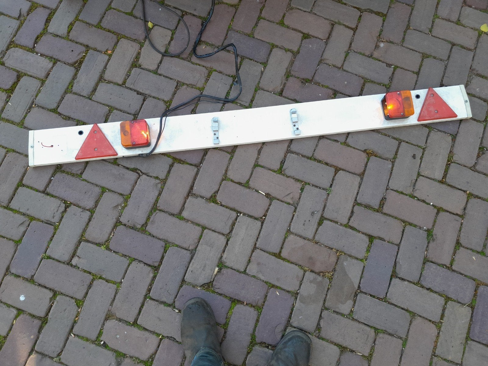 Verlichtingsbalk voor aanhanger of fietsendrager, Ophalen of Verzenden, Gebruikt