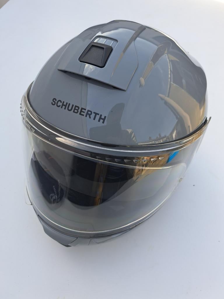 Schuberth C5 systeemhelm maat 63 met intercom, Motoren, Kleding | Motorhelmen, Overige merken, Systeemhelm, Heren, Ophalen of Verzenden