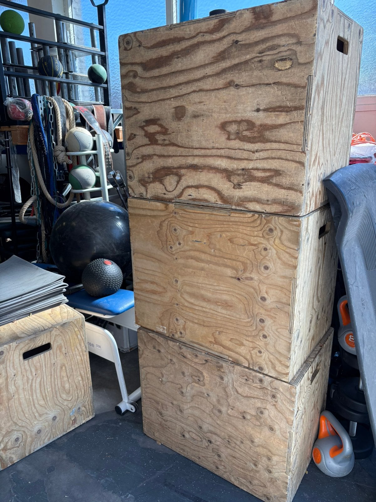 Plyobox plyo box hout, Ophalen, Gebruikt, ., Overige typen