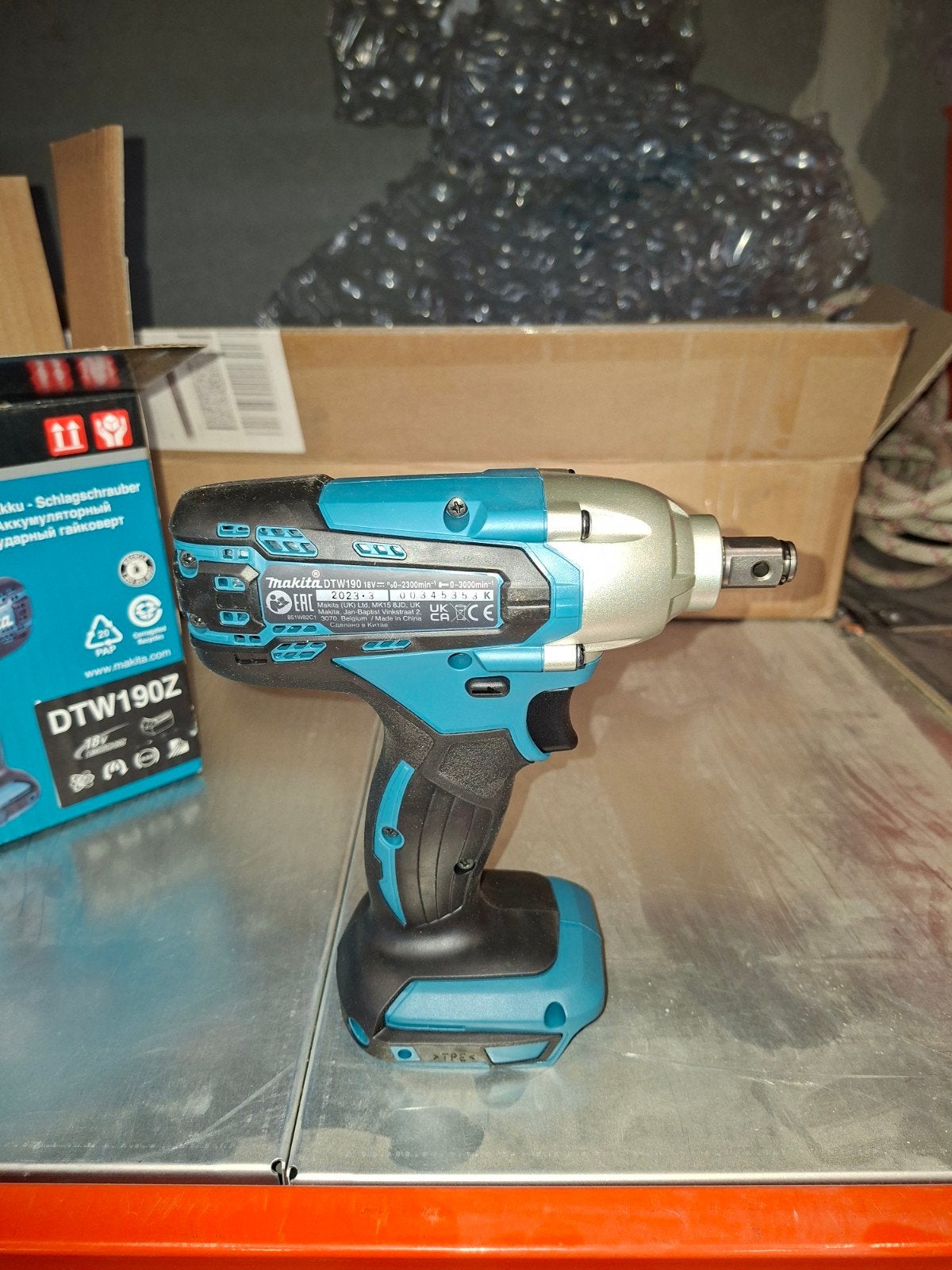 Makita DTW190Z Accu Slagmoersleutel 18V - Nieuw, 600 watt of meer, Variabele snelheid, Overige typen, Nieuw