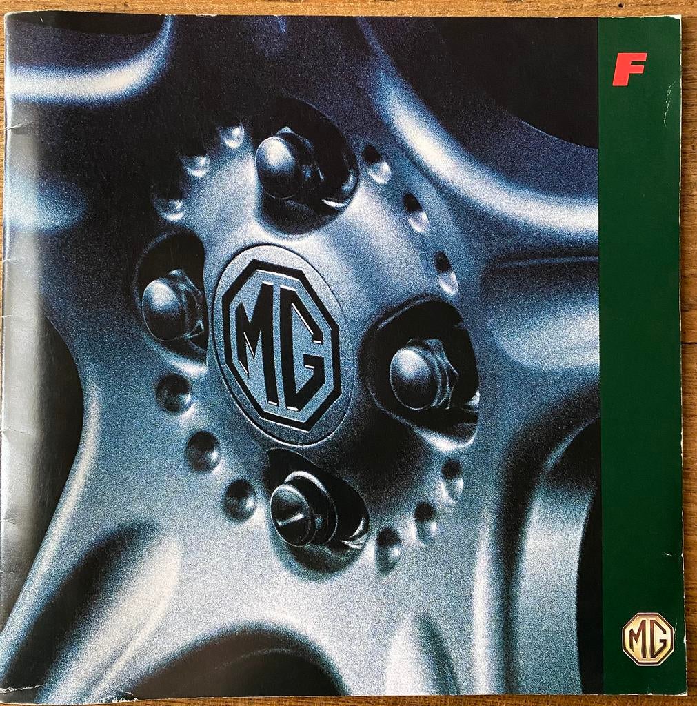 MG F - Cabriolet - 1995 LUXE Autofolder, Verzenden, Zo goed als nieuw, Overige merken