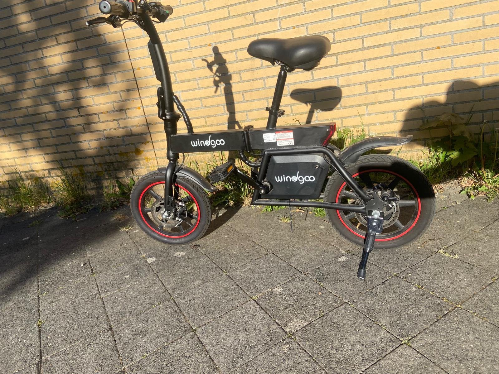 Elektrische vouwfiets windgoo B20, Ophalen, Zo goed als nieuw, Totaal opvouwbaar, Schijfrem