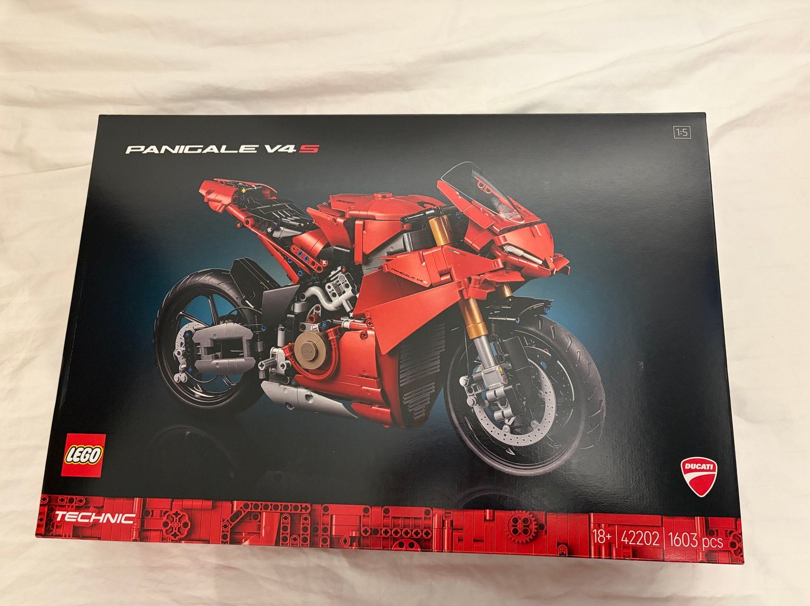 LEGO 42202 Technic Ducati Panigale V4 S - Nieuw in doos, Ophalen of Verzenden, Nieuw, Overige merken