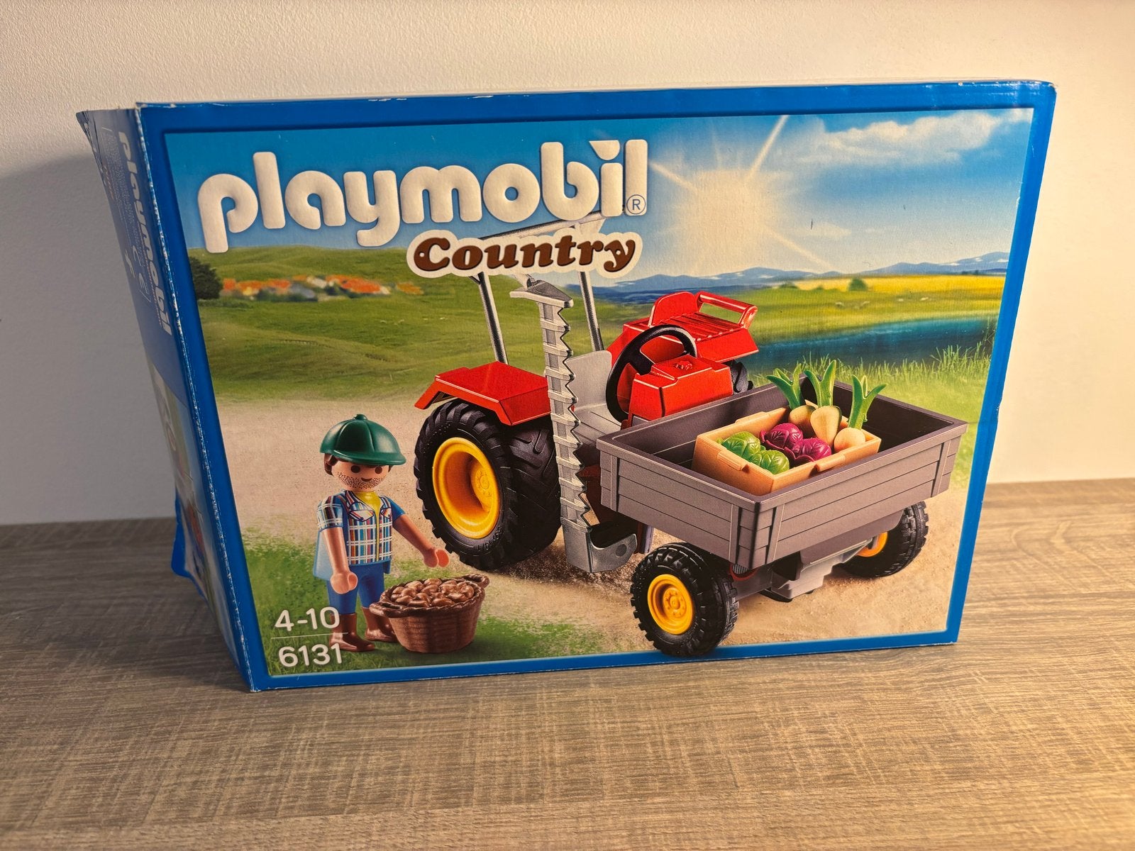 Playmobil 6131: Tractor met laadbak - Complete set, Complete set, Voertuig, Ophalen of Verzenden, Zo goed als nieuw