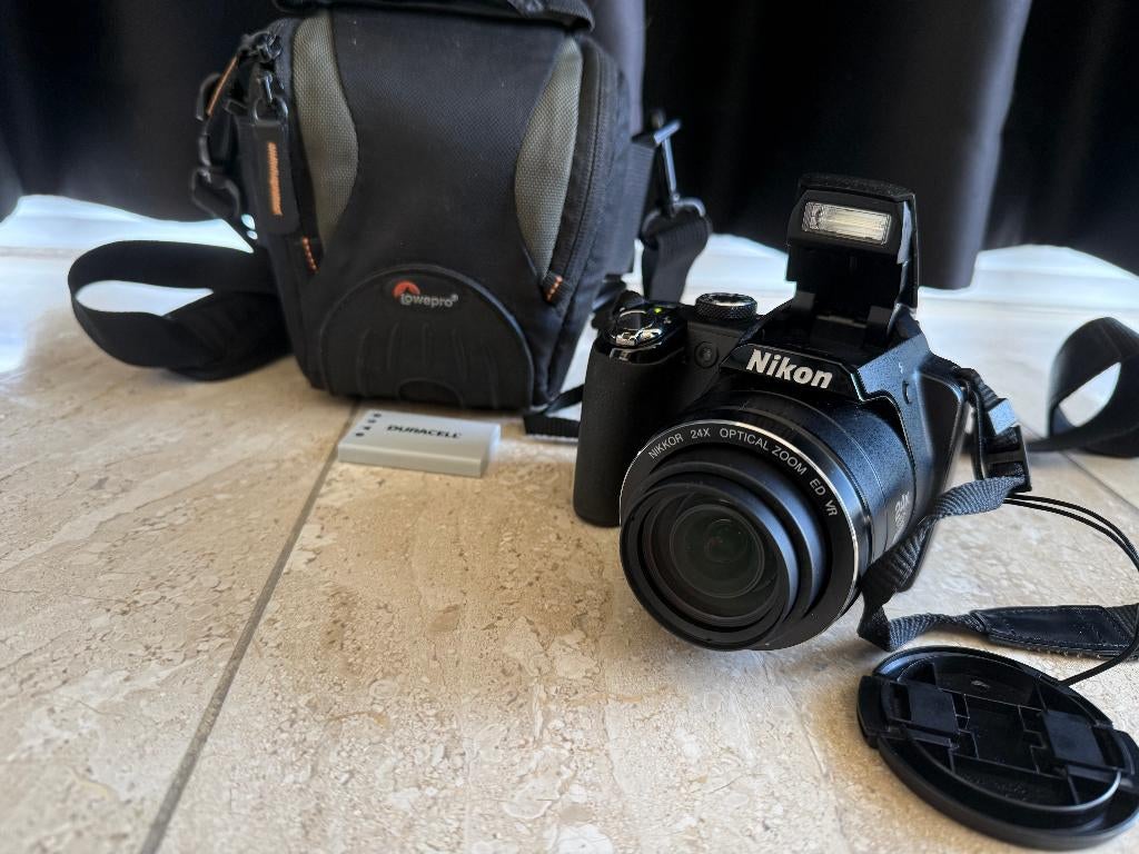 Nikon Coolpix P90 complete set met tas en extra's, Audio, Tv en Foto, Fotocamera's Digitaal, Ophalen, Gebruikt, Compact, Nikon