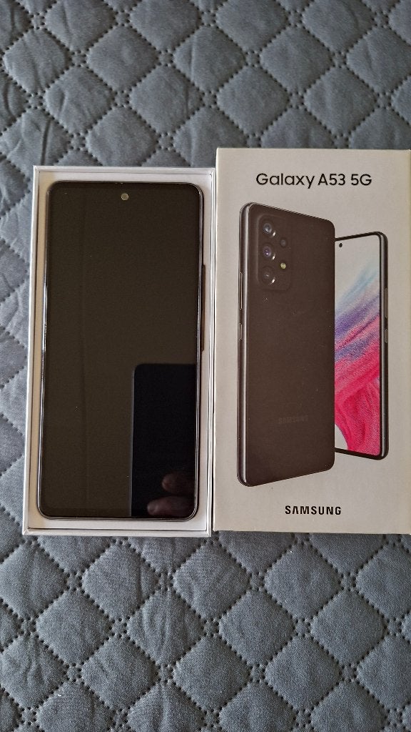 Samsung Galaxy A53 5G  (128GB awesome black), Zwart, Touchscreen, Ophalen of Verzenden, Zo goed als nieuw