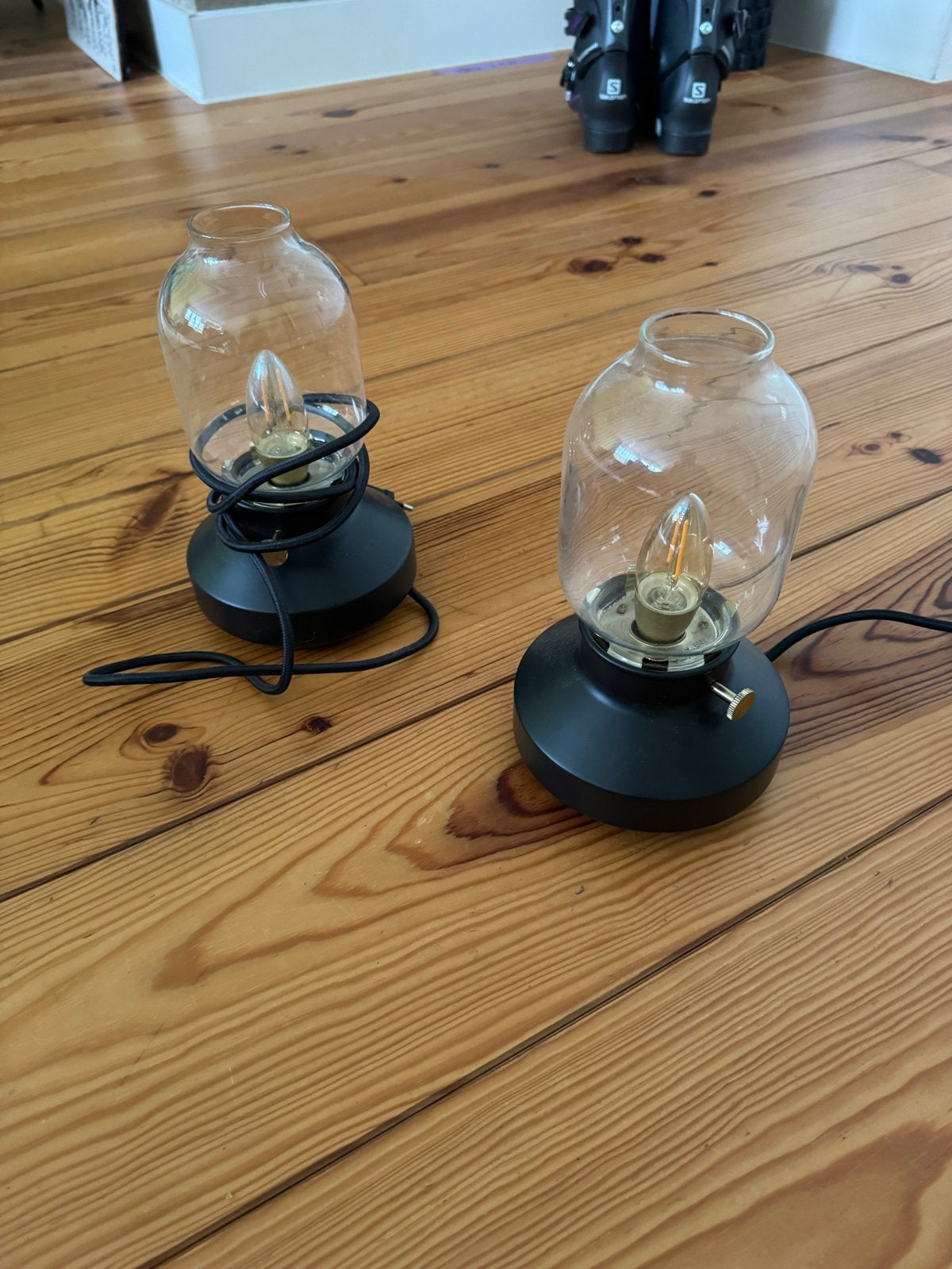2x IKEA Tarnaby tafellamp, dimbaar, Huis en Inrichting, Zwart, Ophalen of Verzenden, Zo goed als nieuw, Metaal