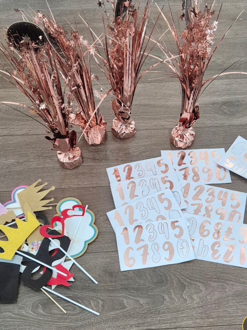 Feestversiering: decoratie & photobooth props, Ophalen, Zo goed als nieuw, Versiering, Verjaardag