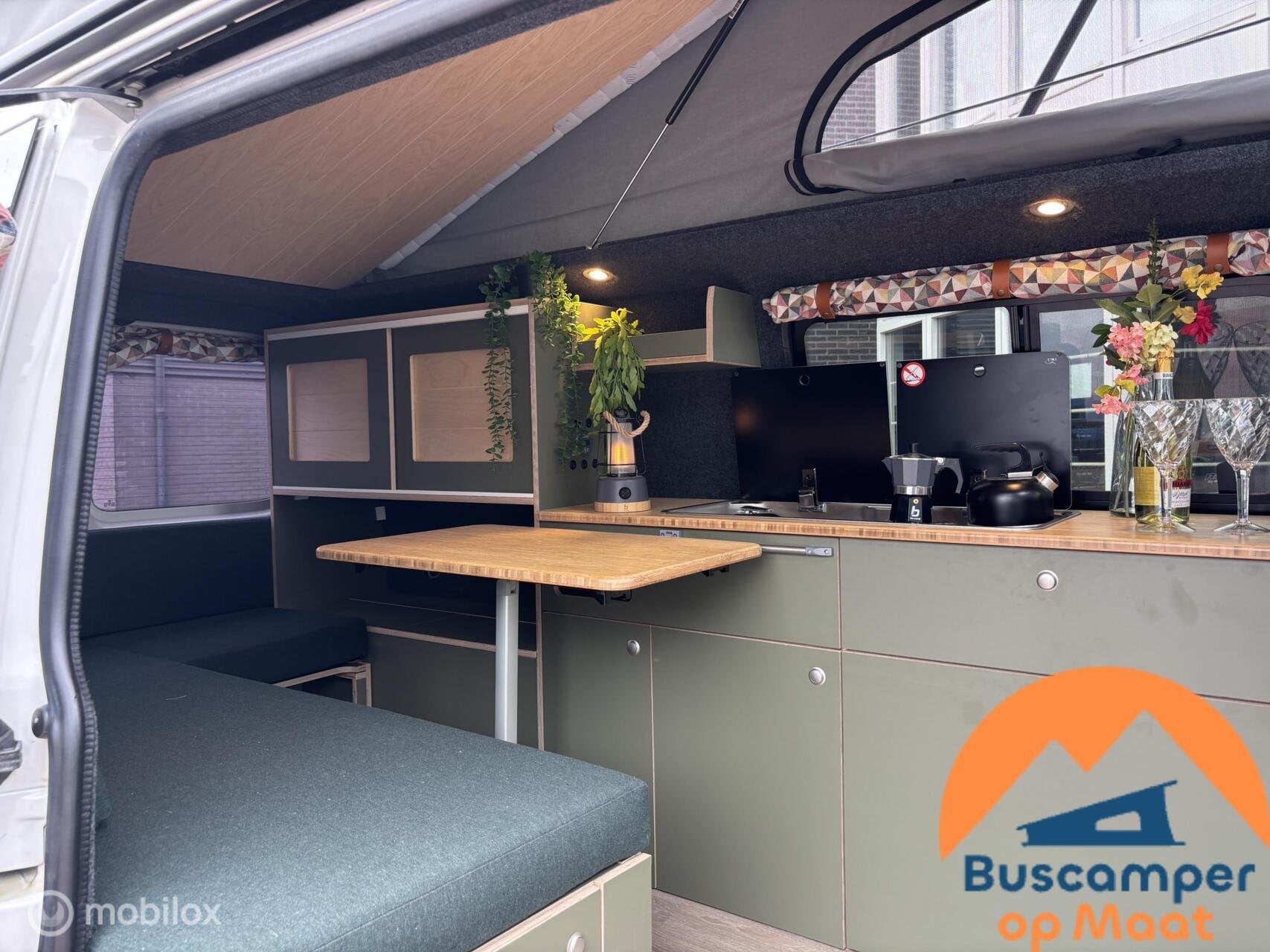 Volkswagen T6 2019 buscamper L2H1 Nevada Two-tone!, Buscamper of Camperbus, Verkoop@buscamperopmaat.nl, Bedrijf, ABS